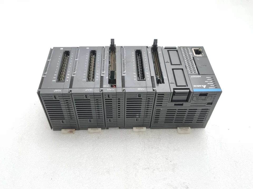 Used Working DELTA AS332T+16AM+32AN+16AP+16AP Module Plc Set